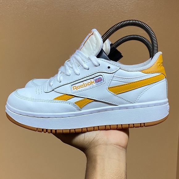 Reebok Classics Club C White And Gold Sneakers - Picture 3 of 15